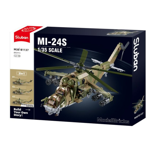 Sluban Bojový vrtulník MI-24S  M38-B1137