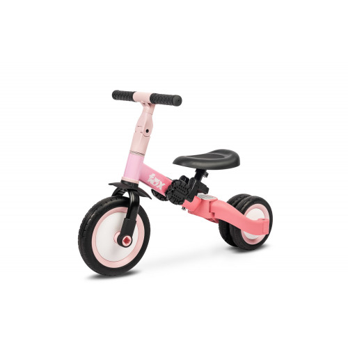 Multifunkčné detské odrážadlo a bicykel 4v1 Fox - ružové