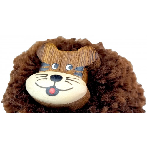 2Kids Toys Drevená magnetka veľká brmbolec Tiger