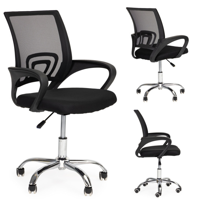 Detská otočná kancelárska stolička k počítaču, ergonomicky tvarovaná, výškovo nastaviteľná