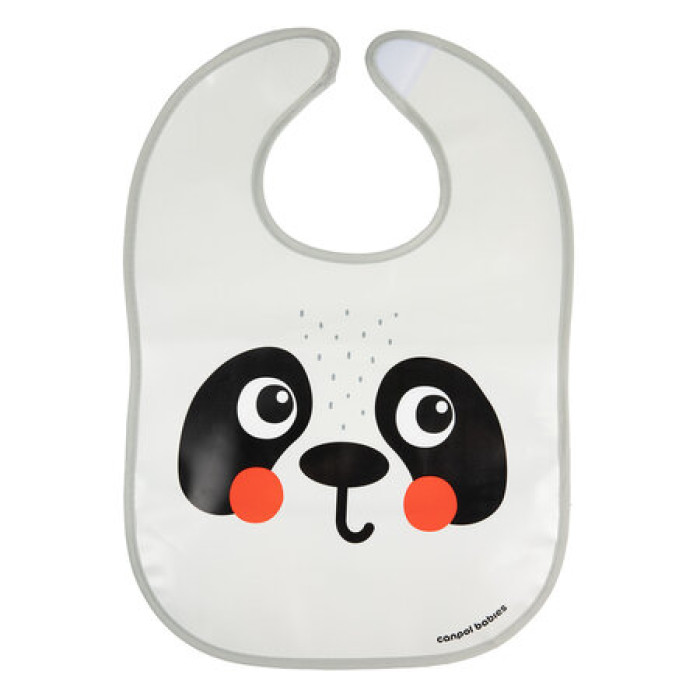 Vodoodolný podbradník s kapsou BabiesBoo PANDA – umývateľný podbradník
