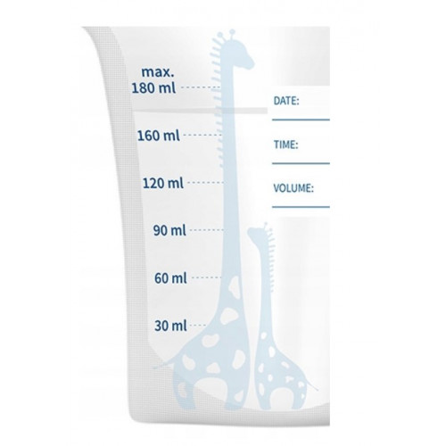 Vrecká na uskladnenie potravy BabyOno, 180 ml - 30ks