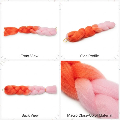 Pletený vrkôčik Jumbo Princess 60cm