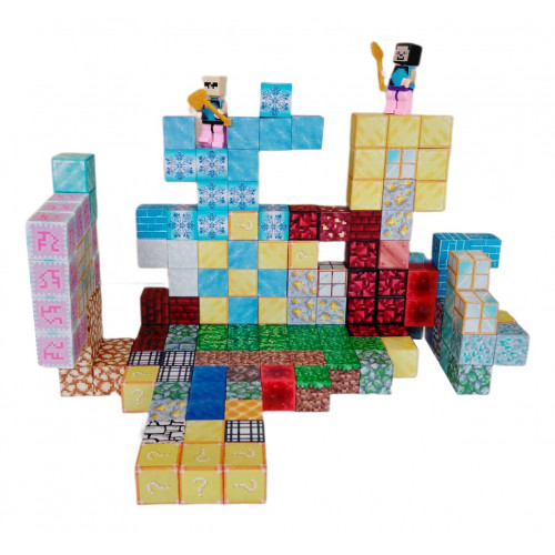 Magnetická stavebnica Minecraft Special blocks 152ks