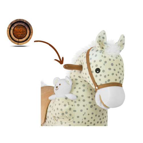 Hojdací koník Pony Gray Dot – Milly Mally