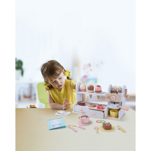 2Kids Toys Drevená cukráreň 2 v 1