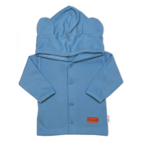 Bavlnená súprava pre bábätko do pôrodnice 5D, Made with love, modra, veľ. 56