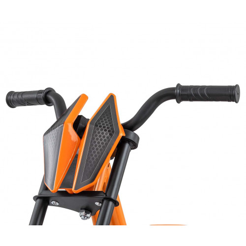 Detská motokára RIDER – šliapací gokart, 3+, nosnosť 30 kg - oranž