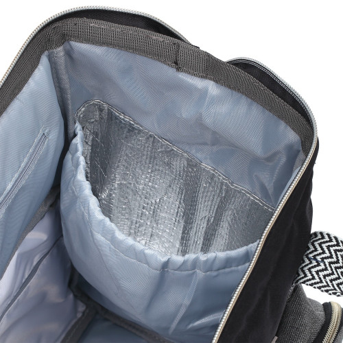 BabyOno Batoh, taška ku kočíku Oslo Style + prebaľovacia podložka zdarma - sivá