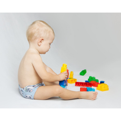 Mamatti Látková plienka EKO sada - nohavičky + 2 x plienka, veľ. 5-14 kg, Rozeta