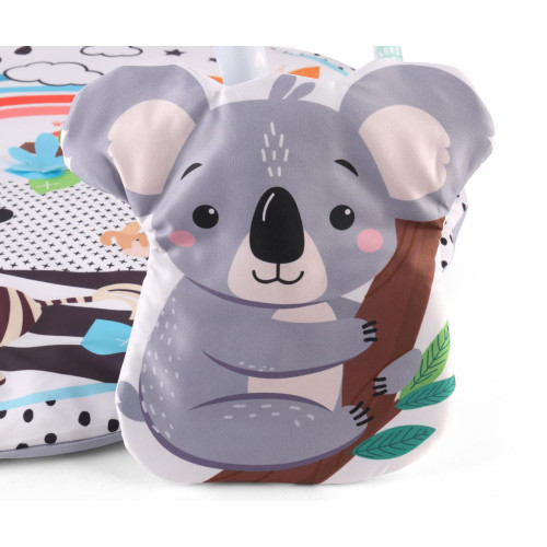 Detská hracia deka TinyMini Koala s hrazdou – edukačná podložka pre bábätko