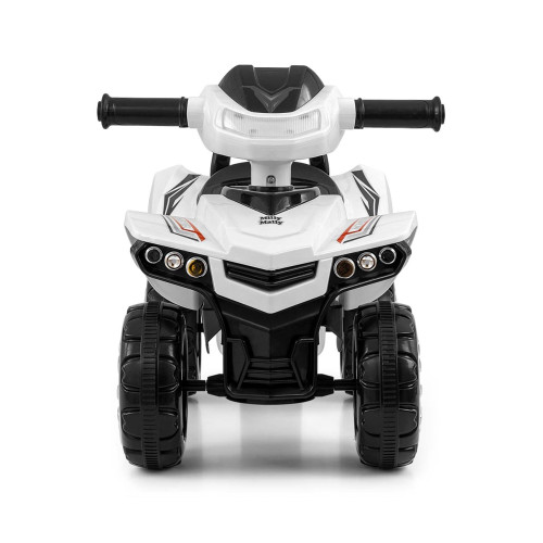 Detské odrážadlo štvorkolka Quad Monster Milly Mally, svetla, zvuky - biele