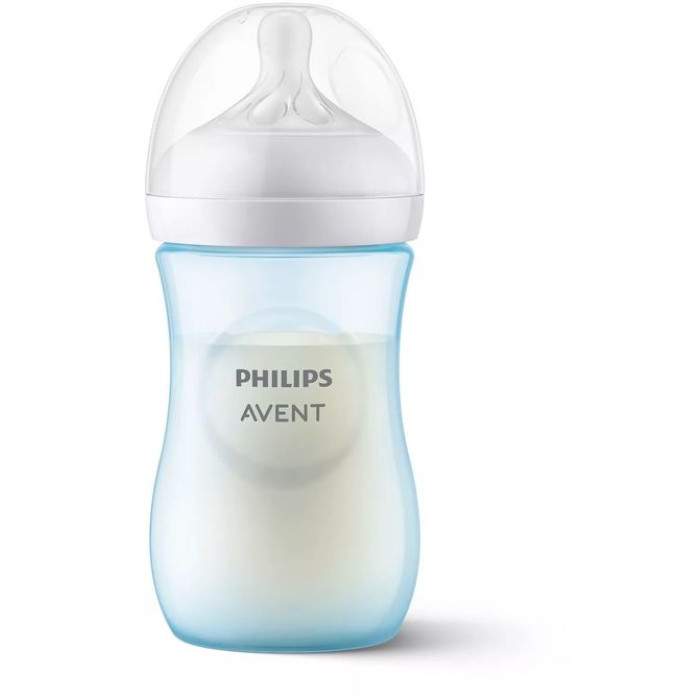 Dojčenská fľaša Natural Avent, Response, 260 ml, modrá