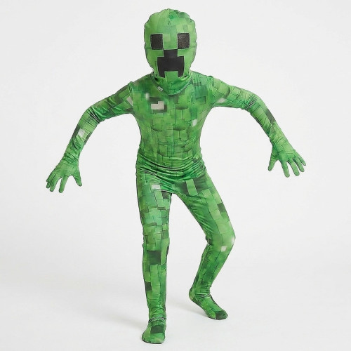 Detský kostým Minecraft Creeper Premium s maskou 122-134 L