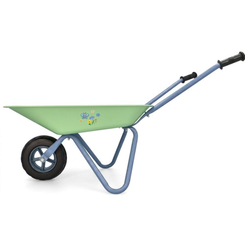 Detské záhradné koliesko Adam Toys, zelené, 3+