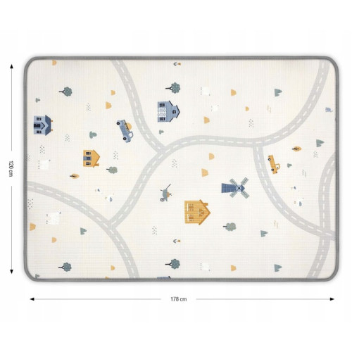 Penová podložka KINDER 178×120 cm – obojstranná hracia podložka pre deti