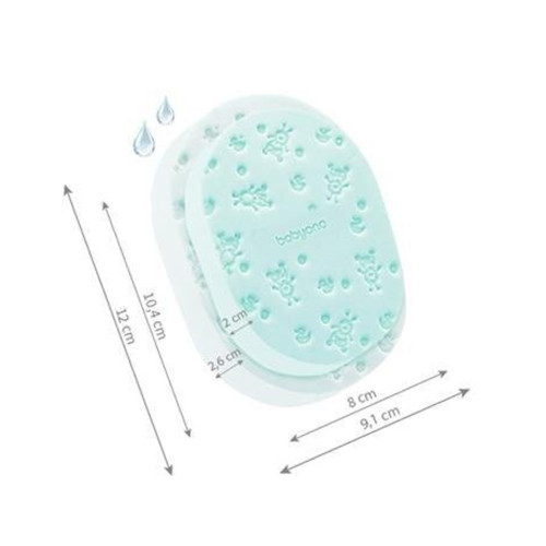 Detská hubka na umývanie - zelená