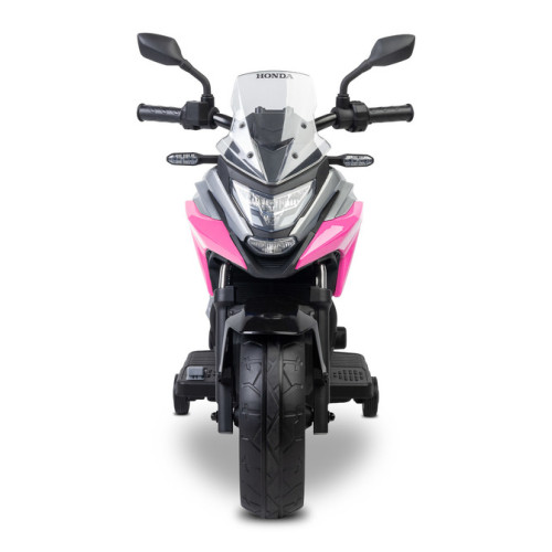 Elektrická motorka Honda NC750X pre deti – LED, USB, 3-8 rokov, ružová, čierna