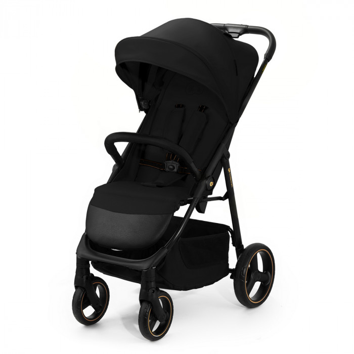 Športový kočík Kinderkraft TRIG 3 – ľahký skladací kočík do 25 kg - čierny
