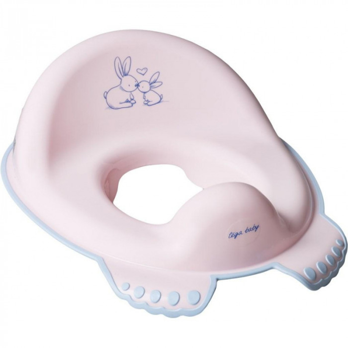 Tega Baby Adaptér, tréningové sedátko na WC Eco Bunny, ružové