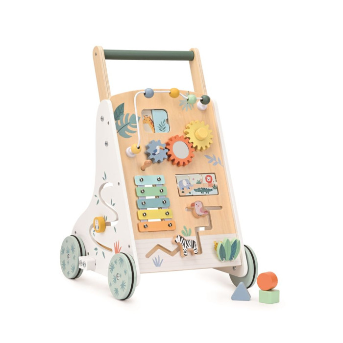 Drevené chodítko Montessori Džungľa – Lelin