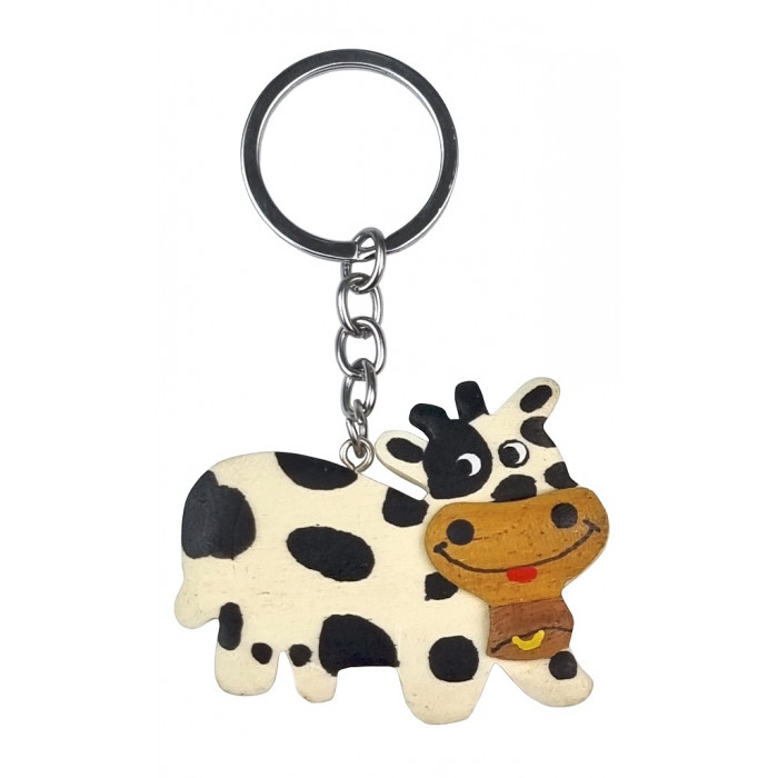 2Kids Toys Drevená kľúčenka veľká Krava